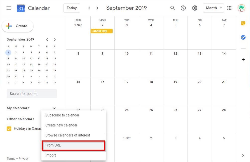 Calendar Subscription for Google/Gmail Users Central States Region